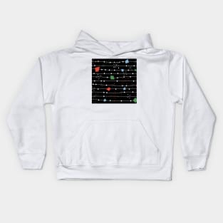 Midcentury Modern Starbursts Kids Hoodie